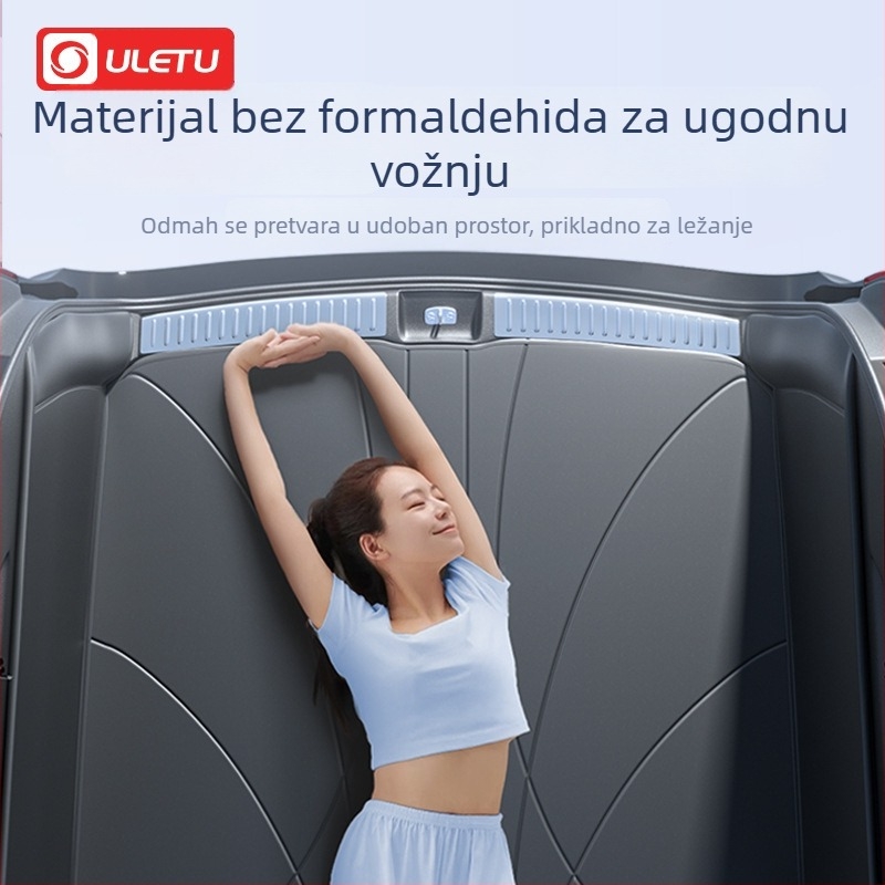 Feiying kožna prostirka za prtljažnik za Mercedes-Benz E300L, C260L, GLC260, A200L, C200L i GLC260L — potpuno pokriće, prilagodljivo