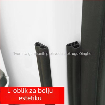 L oblik brtvila – EPDM, za automobile, strojeve, hladnjake, vrata i prozore; otporan na prašinu, vremenske uvjete i zvučnu izolaciju