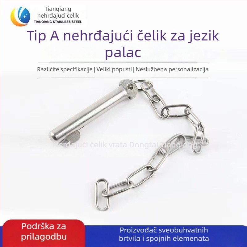 304 nehrđajući čelik Tongue Pin, GB3473-83, pomorski tip A, Shock Light tretman