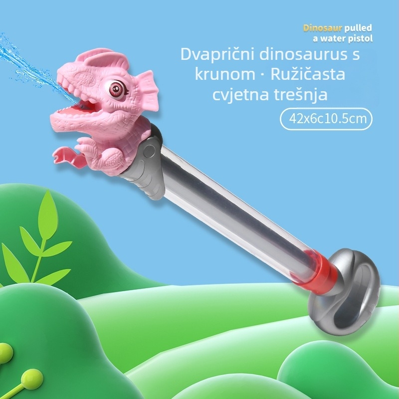 Dječja plastična vodena pištolj z dvostrukim zmajevim krunama – igračka za vodene bitke, za djecu 4–6 godina, 3C certifikat