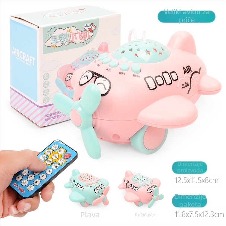 Kutija priča za rani odgoj s daljinskim upravljačem, projekcija zvjezdane neba, glazba i emocionalna interakcija – igra roditelj-dijete, uzrast 0-2