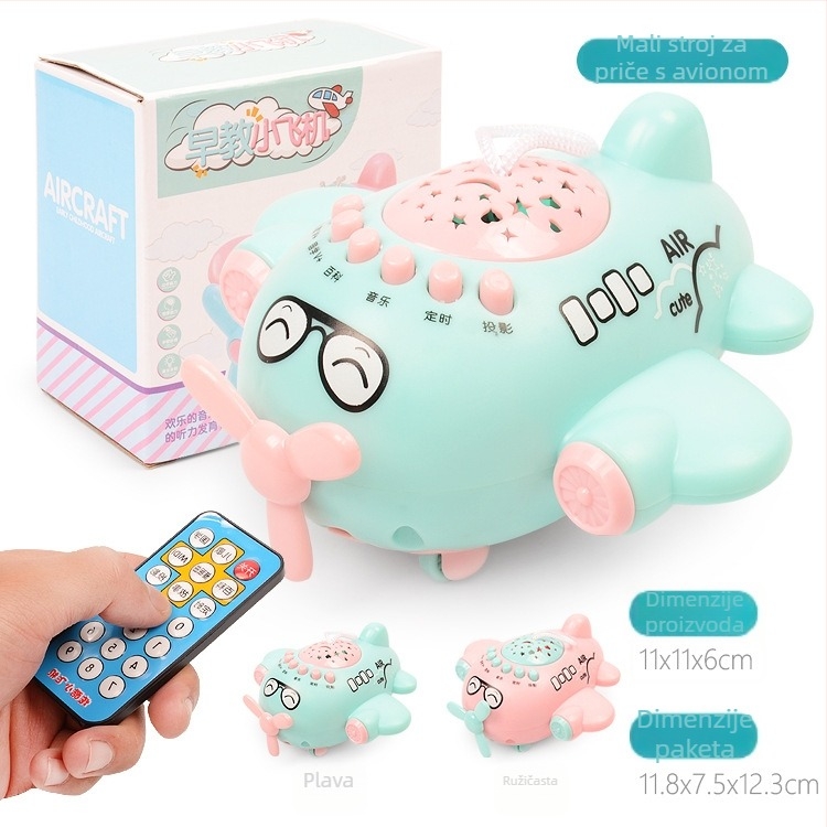 Kutija priča za rani odgoj s daljinskim upravljačem, projekcija zvjezdane neba, glazba i emocionalna interakcija – igra roditelj-dijete, uzrast 0-2