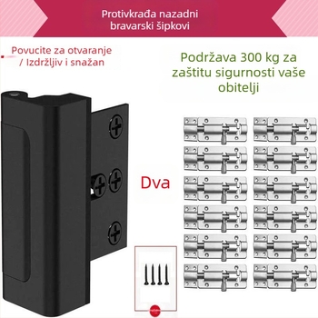 Težinski mehanizam za zaključavanje vrata - model Zmq101; materijal: Space aluminij; površinska obrada: anodizacija/nano elektroforeza