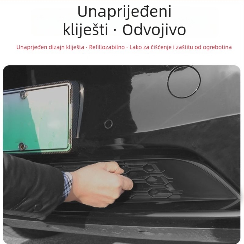 Tesla Model 3/Y zaštitnik usisnog otvora s mrežom protiv insekata, ABS, dio br. 1256, Kompatibilan s Tesla Model 3/Y