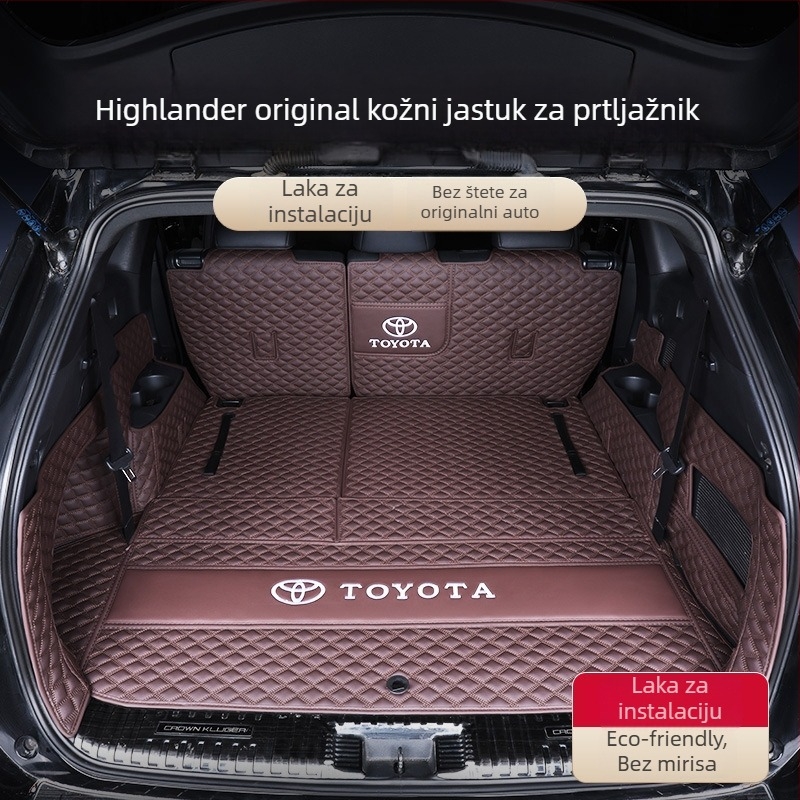 Zadnja prostirka prtljažnika s punim obodom za Toyota vozila, prilagođena izradi, marka Yucheng