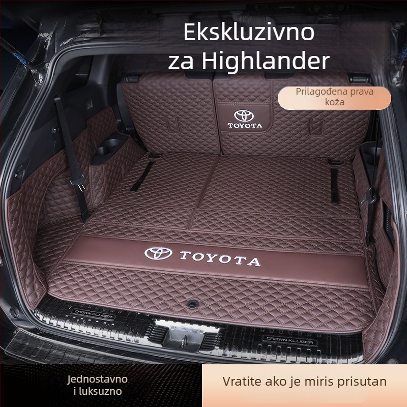 Zadnja prostirka prtljažnika s punim obodom za Toyota vozila, prilagođena izradi, marka Yucheng
