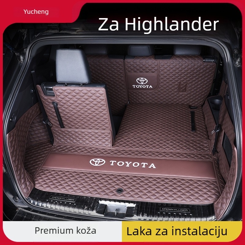 Zadnja prostirka prtljažnika s punim obodom za Toyota vozila, prilagođena izradi, marka Yucheng