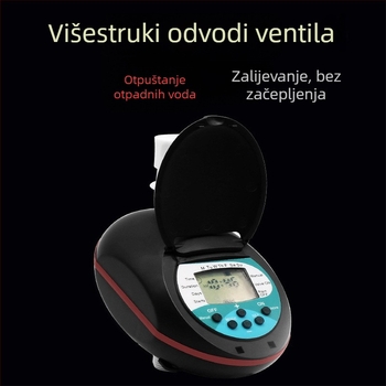 Ventil za pročišćivač vode BD-automatic flush valve — kapacitet 5000 L/h, materijal plast i nehrđajući čelik, odvod otpadnih voda, podesivo vrijeme kontrole