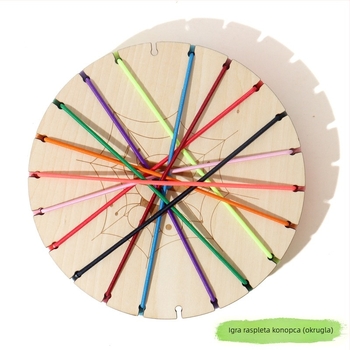 Drvena igra za otključavanje užeta – borbeno/logičko obrazovna igra za djecu 4–6 godina