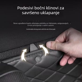 Xianglu Dvostruko Slojevite Kožne Auto Prostirke za Određene Modele, Otporne Na Habanje