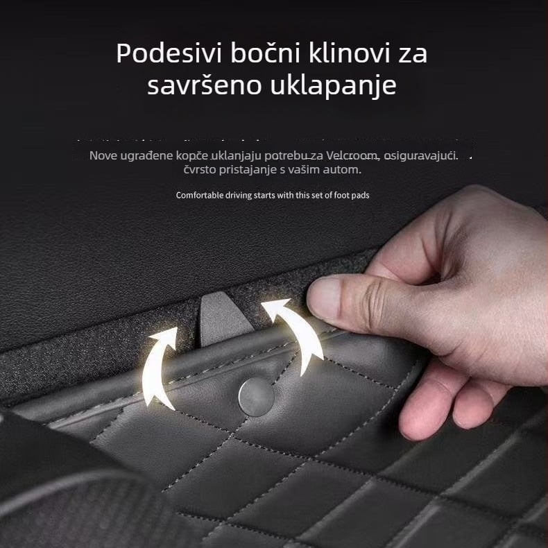 Xianglu Dvostruko Slojevite Kožne Auto Prostirke za Određene Modele, Otporne Na Habanje