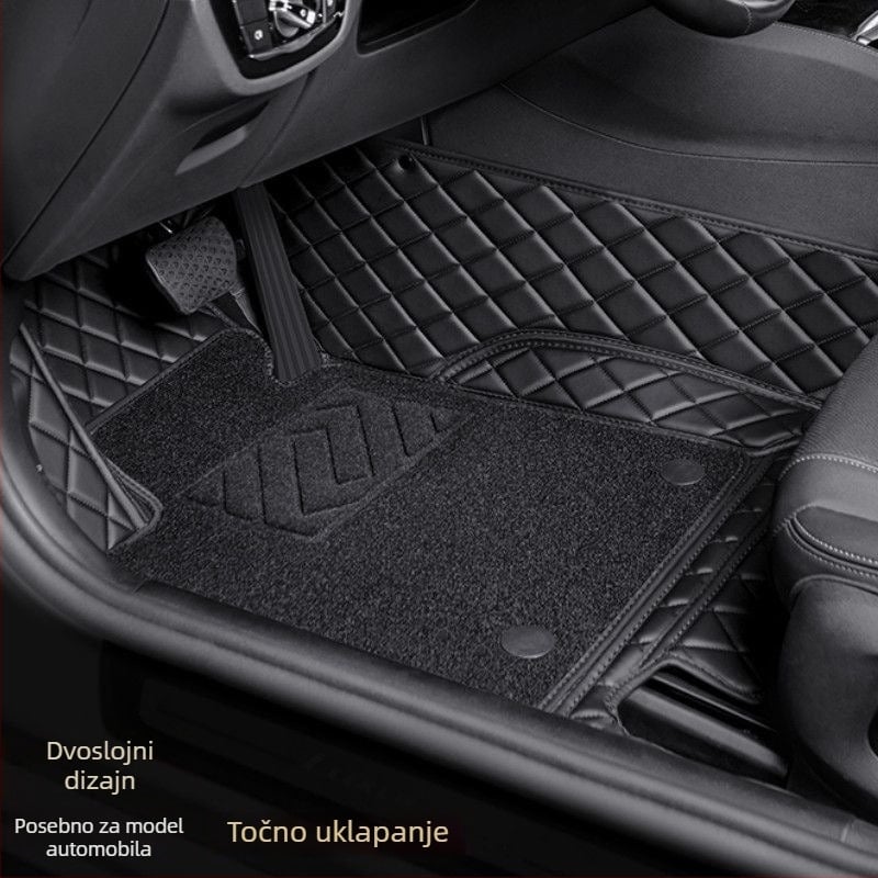 Xianglu Dvostruko Slojevite Kožne Auto Prostirke za Određene Modele, Otporne Na Habanje