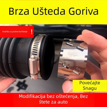 Mehanički turbo kompresor s turbofanom, modifikacija usisa i ispuha za ekonomičnost goriva, univerzalna kompatibilnost motora