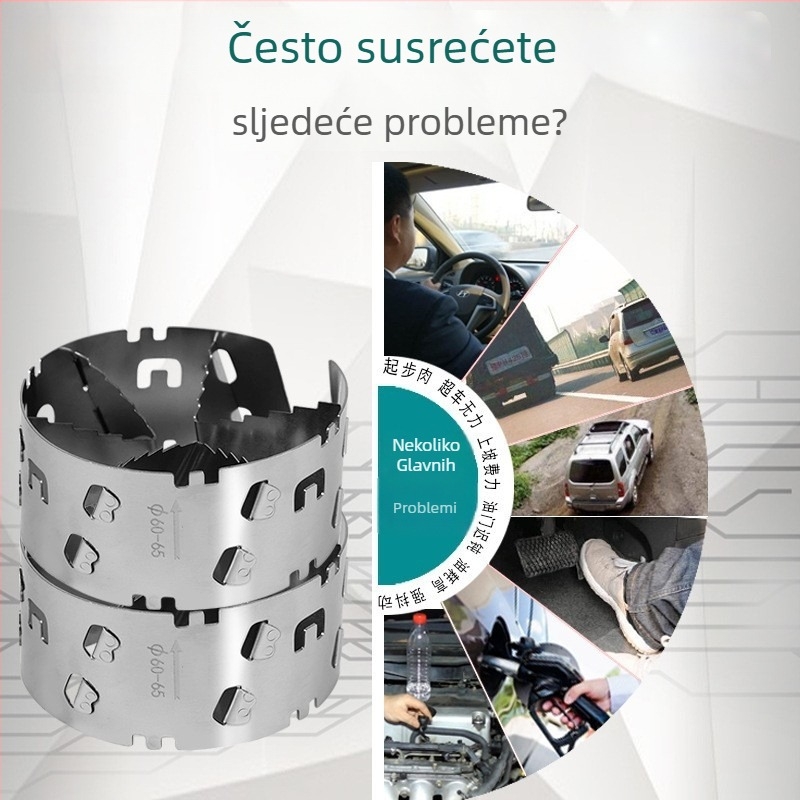 Mehanički turbo kompresor s turbofanom, modifikacija usisa i ispuha za ekonomičnost goriva, univerzalna kompatibilnost motora