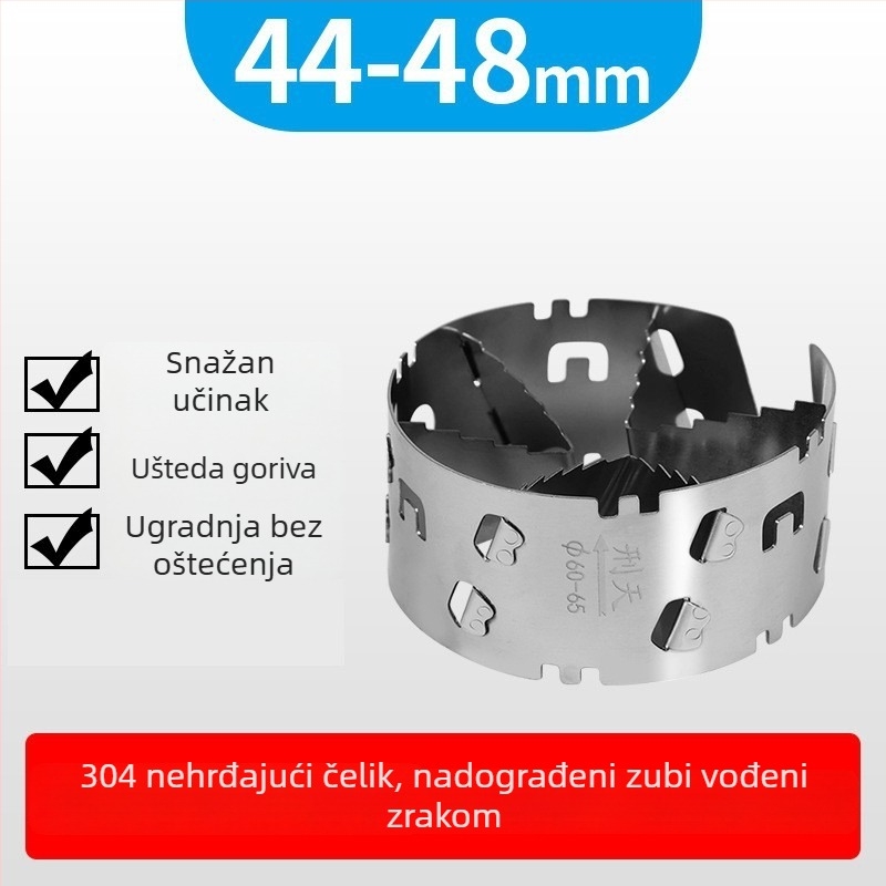 Mehanički turbo kompresor s turbofanom, modifikacija usisa i ispuha za ekonomičnost goriva, univerzalna kompatibilnost motora