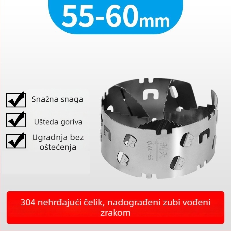 Mehanički turbo kompresor s turbofanom, modifikacija usisa i ispuha za ekonomičnost goriva, univerzalna kompatibilnost motora