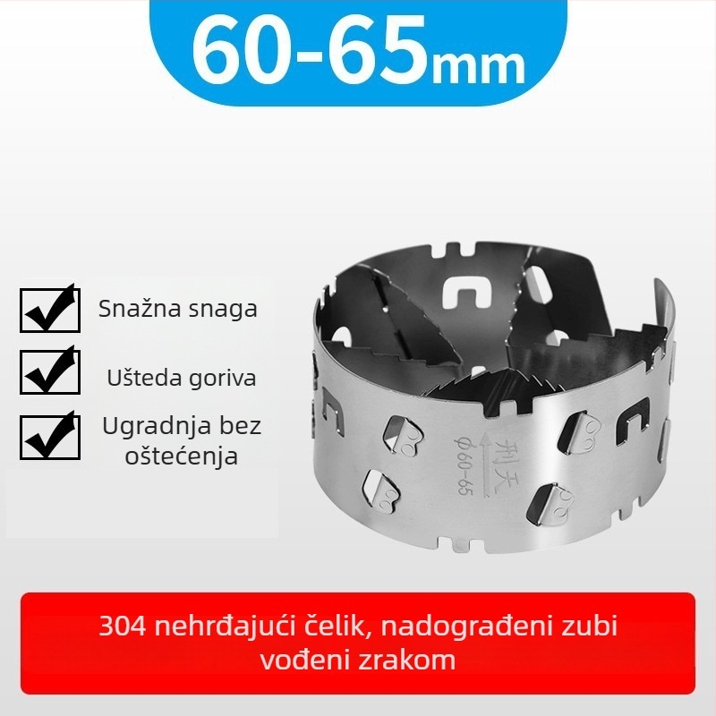 Mehanički turbo kompresor s turbofanom, modifikacija usisa i ispuha za ekonomičnost goriva, univerzalna kompatibilnost motora