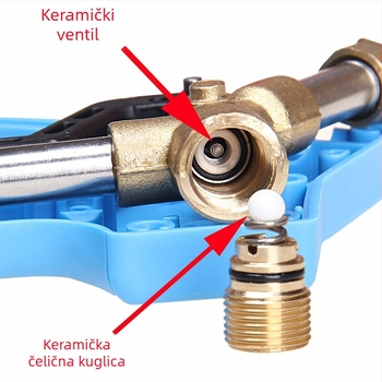 Visokotlačna pištolja za pranje automobila s anti-twist spojem, tlak 350 kgf