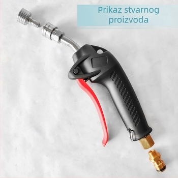 Ventil od mesinga za visoki tlak s unutarnjim navojem 3/8 i tuš glavom, 0.3 mlaznica, nehrđajući čelični vrh pištolja, 1/4 brzi spoj