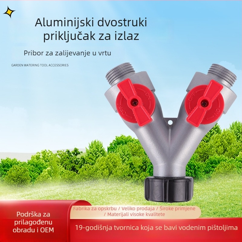 Industrijski pištolj za prskanje s glavom od aluminijske legure i ABS prekidačem; ABS ručka; domet 13; tlak vode 8; težina 249 g; pogodan za pranje automobila i navodnjavanje vrtova