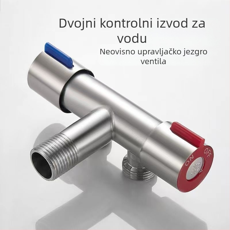 Set za toaletu od 304 nehrđajućeg čelika s pištolom za pranje, model 304 Toilet Companion Set, unutarnji promjer 20 mm, ručna instalacija