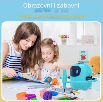 Rani obrazovni stroj s pričama za djecu 4–6 godina — električni, punjivi; interaktivne roditelj-dijete igre uz glazbu; plastično kućište, 1 kg