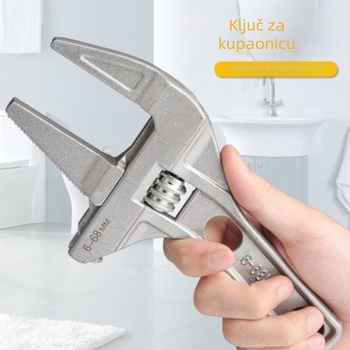 Ključ za kupaonicu za vodovod, podesivi, aluminijski legura, novi kineski stil