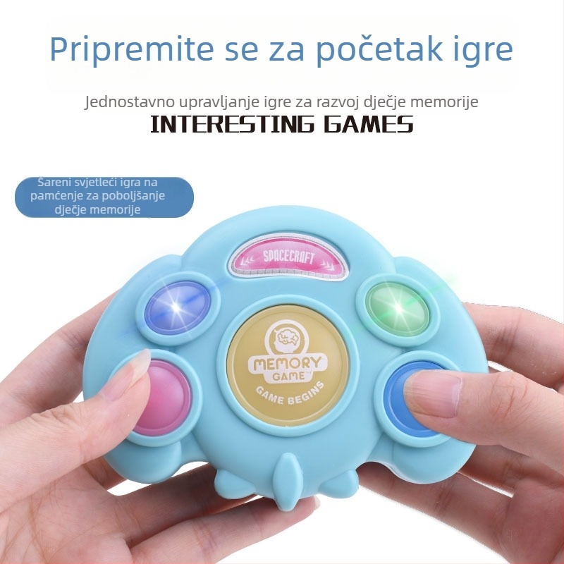 Učna mašina za roditelj-dijete igre, plastična, bez memorije, napajanje baterijama.