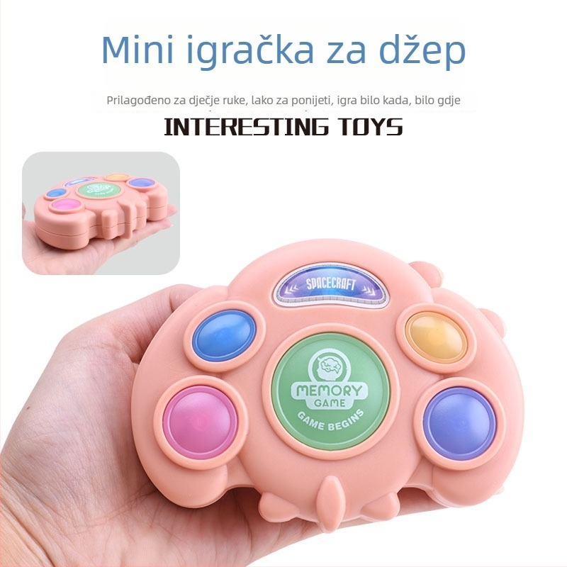 Učna mašina za roditelj-dijete igre, plastična, bez memorije, napajanje baterijama.