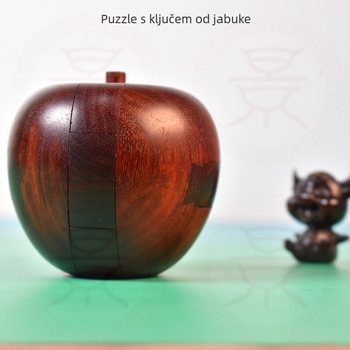 Drveni Kongming/Luban zaključavanje puzzle – edukativna igra za otključavanje Sedum Craft, uzrast 15–35 godina