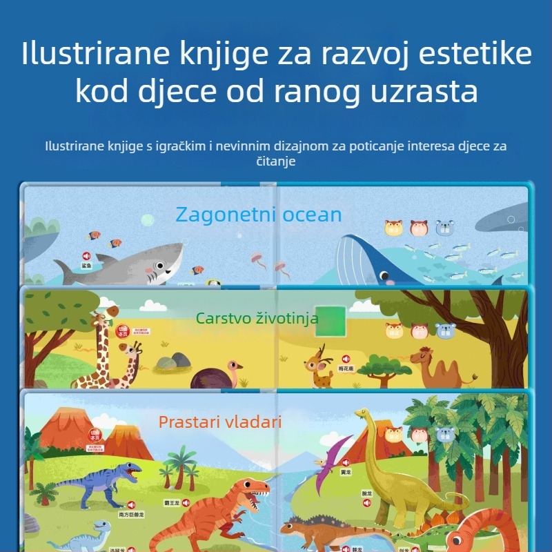 Pametna pero za točkasto čitanje za djecu – interaktivna edukativna audio-knjiga, prepoznavanje govora, punjiva, emocionalna interakcija, za uzrast 4–6 godina
