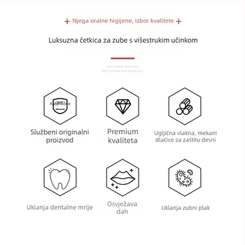 SQ109 jednokratna četkica za zube za odrasle s mekanim vlaknima, brend Pseudo-ginseng, 300 komada po kartici