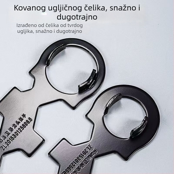 Posebni ključ za jezgro aeratora slavine, za ugradnju i demontažu miješača, tuš, karbonska čelika, Sheng nan