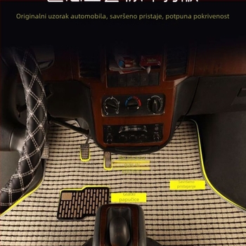 Podne prostirke za kombi vozilo, 2. generacija, PVC materijal, debljina 20 mm, težina 10 kg, kompatibilno s Audi A6L