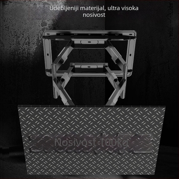 KALOC H10 Teleskopijski Konzolni Nosač za TV – Zidni, Mehaničko Upravljanje, Željezni Nosač