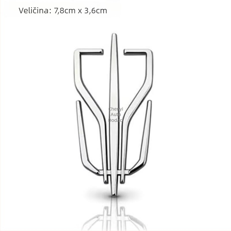 Naljepnica za karoseriju automobila, 3D naljepnica, metalni uzorak, ljepilo montaža, prilagodba dostupna