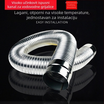 Teleskopska aluminijska cijev za ispušni kanal plinskog bojlera