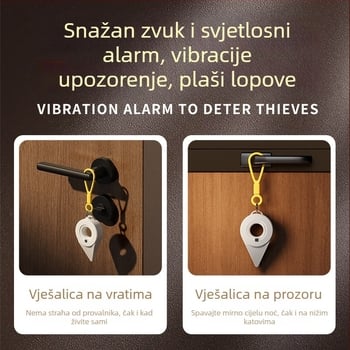 STOPER ZA VRATA ABS D06, instalacija bez bušenja, ručna kontrola, brend Seven Rivers