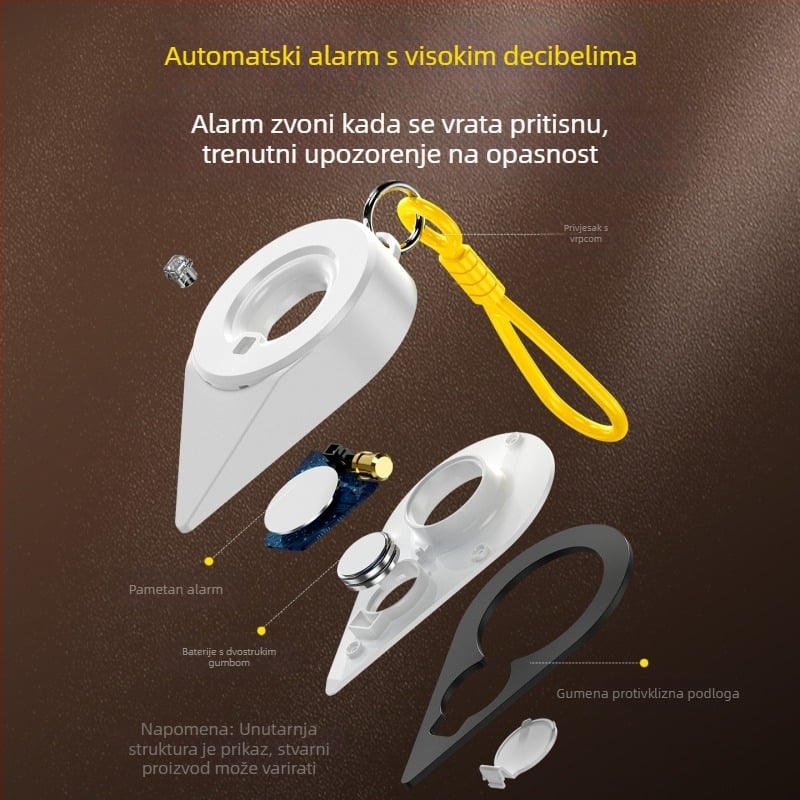 STOPER ZA VRATA ABS D06, instalacija bez bušenja, ručna kontrola, brend Seven Rivers