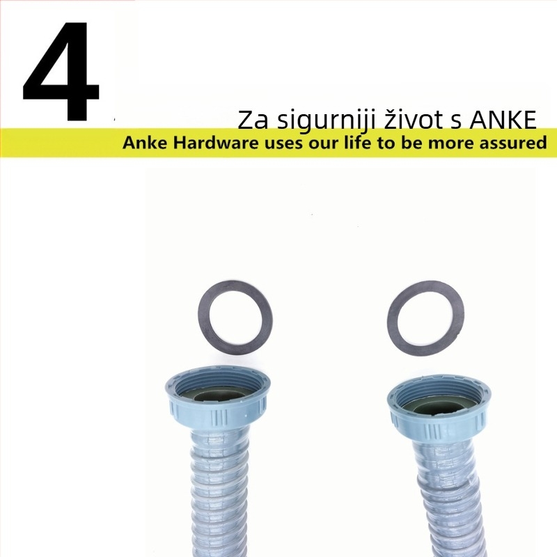 Dvostrano spojno crijevo za sudoper, PVC, za dvostruku sudoperu
