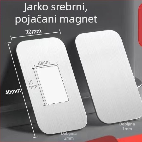 Skriveni magnetski zasun za ormariće i klizna vrata, nehrđajući čelik, marka Weijiaxing, zidni montažni CT-01, tip BXGGX, model OHT-118, ručno upravljanje