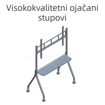 Pokretni stalak za televizor i konferencijski kolica s dodirnom sve-u-jednom jedinicom, kompatibilan s Huawei Smart Screen.