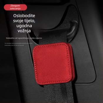 Proširivač sigurnosnog pojasa za automobil od velura, model F0SD1, marka YJ; ispisano logo; licencirana privatna etiketa; porijeklo Guangzhou