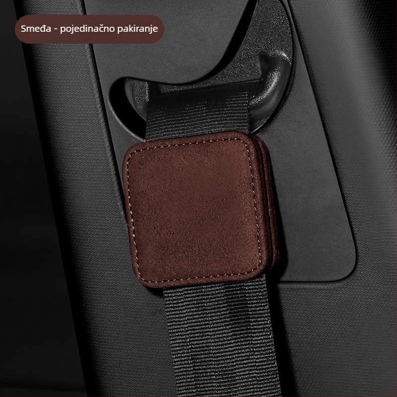 Proširivač sigurnosnog pojasa za automobil od velura, model F0SD1, marka YJ; ispisano logo; licencirana privatna etiketa; porijeklo Guangzhou
