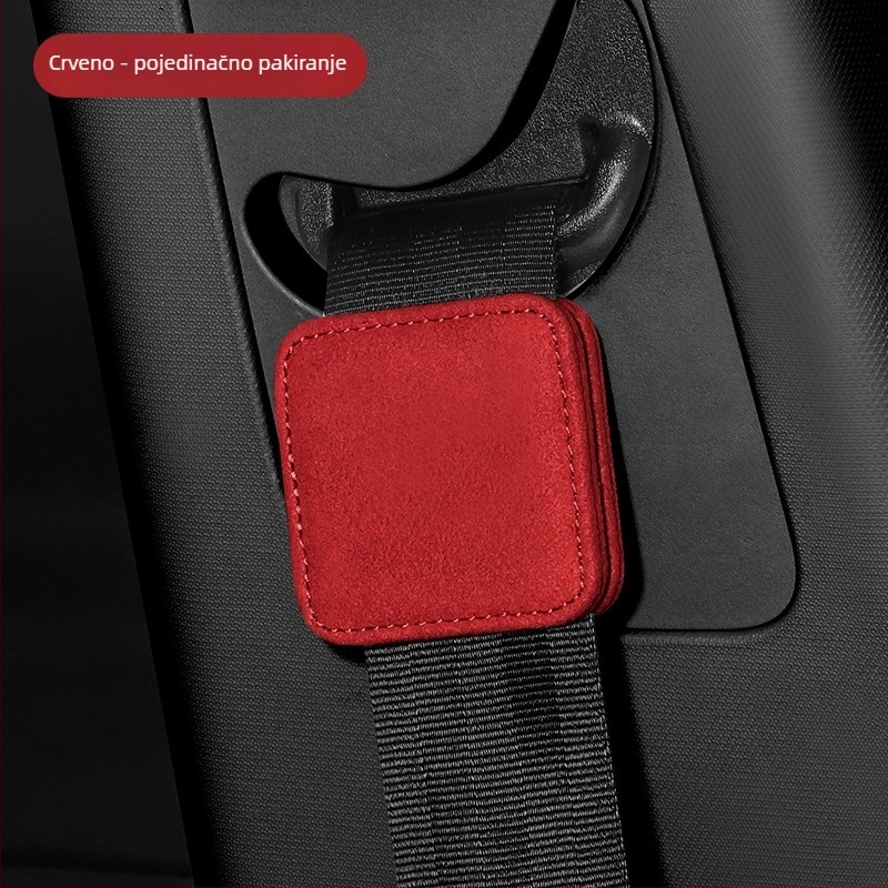 Proširivač sigurnosnog pojasa za automobil od velura, model F0SD1, marka YJ; ispisano logo; licencirana privatna etiketa; porijeklo Guangzhou
