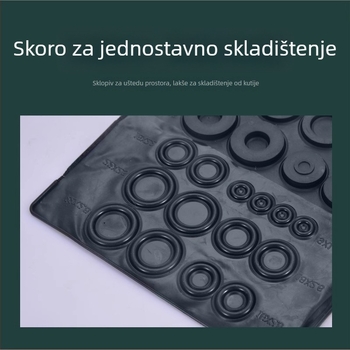 Gumeni set za popravak kuhinjske slavine – O-prsten, rotirajuće brtvilo, skup brtvila 4–6 komada