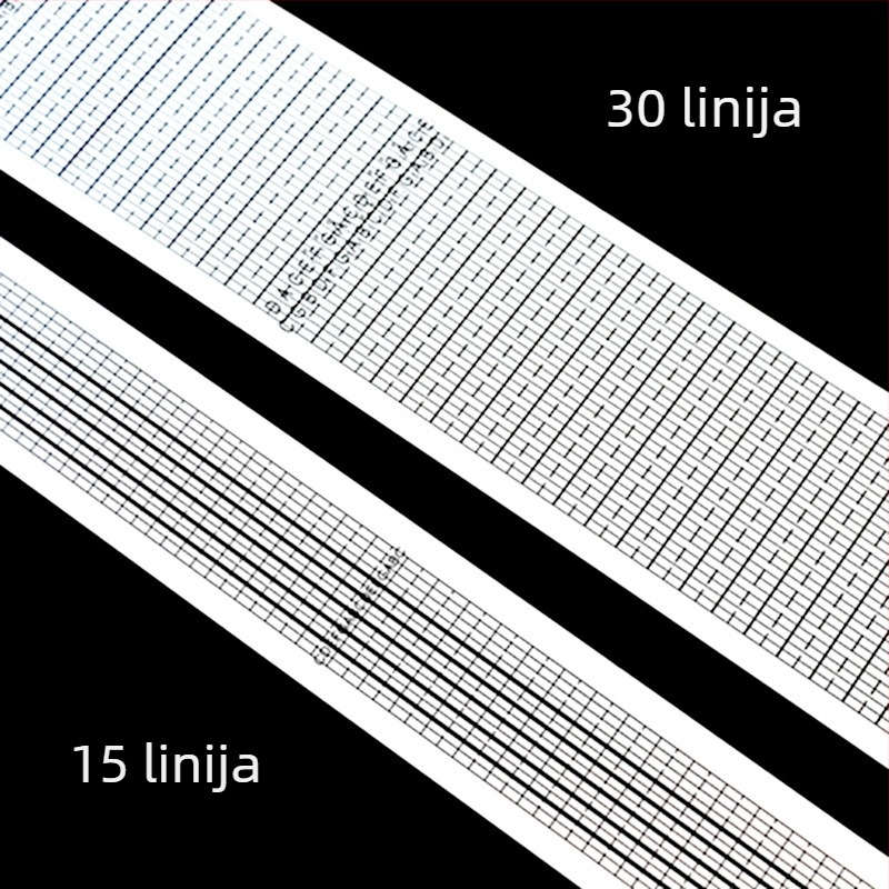 Flying Song DIY ručna glazbena kutija papirnata traka, prazna rolna od 50 m, kompatibilna s kutijama od 15 i 30 nota