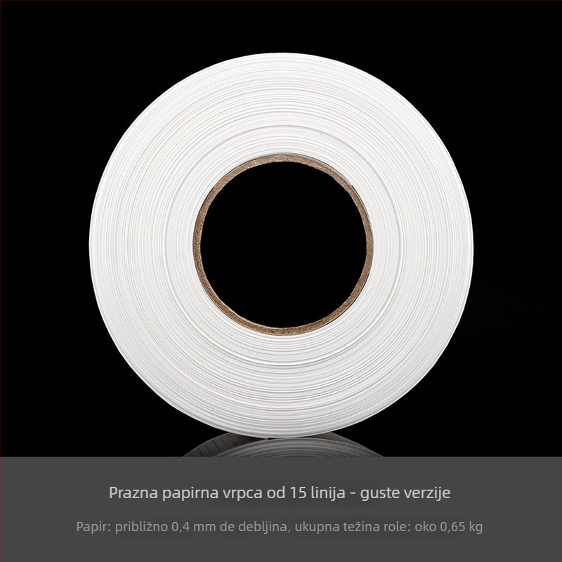 Flying Song DIY ručna glazbena kutija papirnata traka, prazna rolna od 50 m, kompatibilna s kutijama od 15 i 30 nota