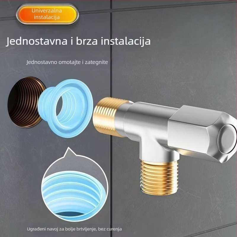 Silicijska brtvena podložka za vodovodne cijevi i kutne ventile — Tiger Secretary, 3C certifikat