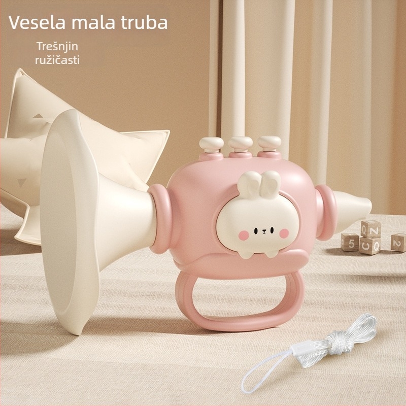 Igrački puhački muzički instrument s ugrađenim zvučnikom, harmonikom i zviždalicom za djecu 4-6 godina — Equation Toys